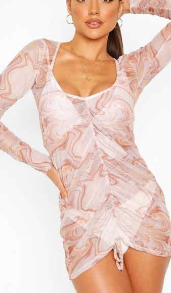 Marble Mesh Coverup - Picture 2 of 4